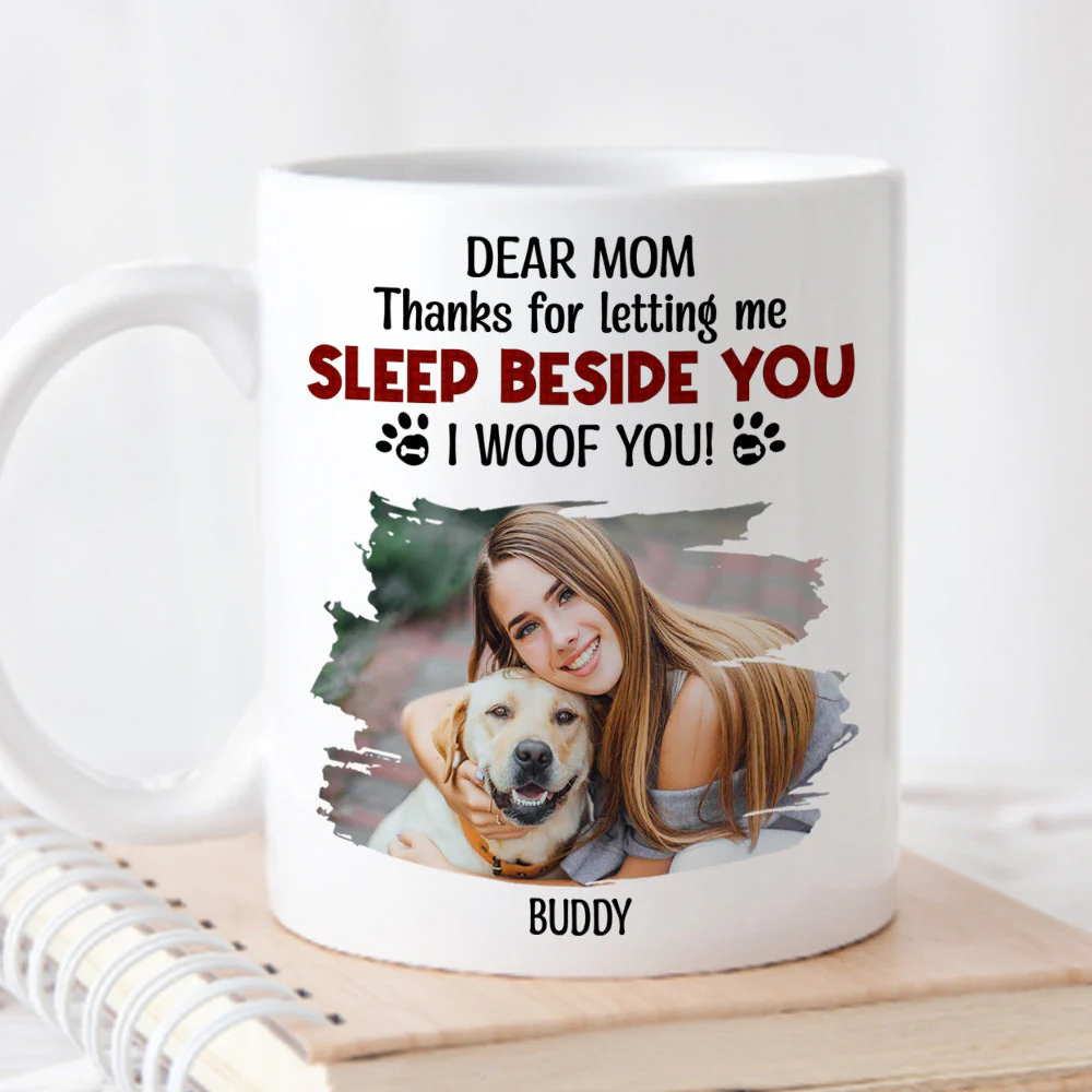 Letting Us Sleep Beside You Photo - Personalized Custom Coffee Mug - Image 2