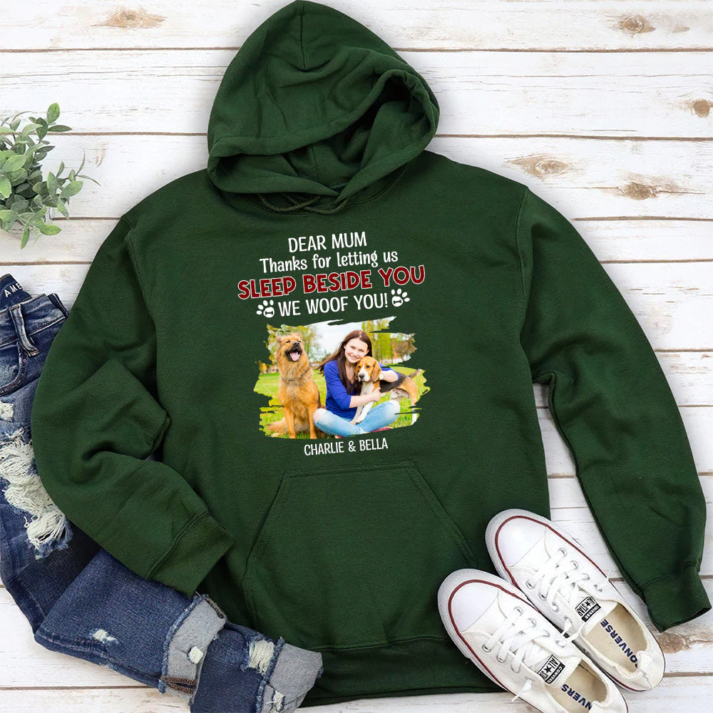 Letting Us Sleep Beside You Photo - Personalized Custom Hoodie - Image 3