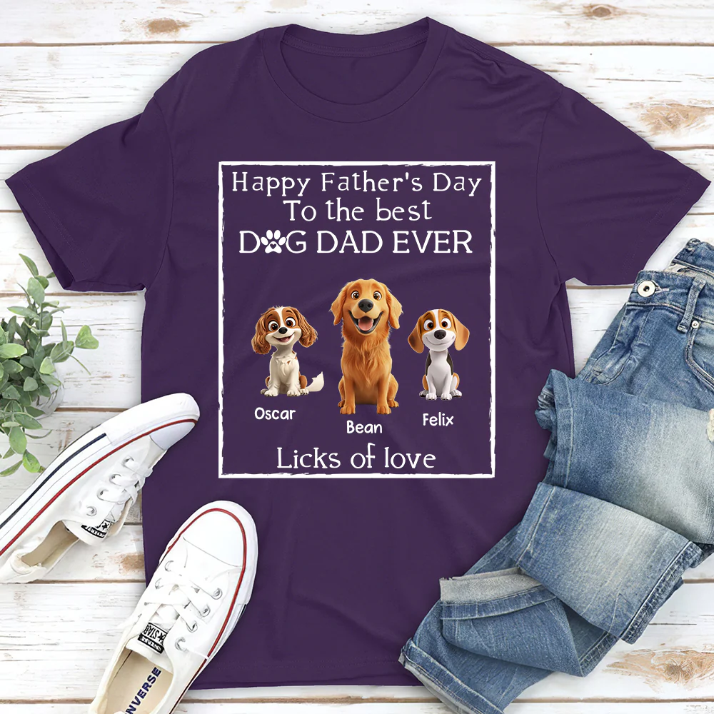 Licks Of Love - Personalized Custom Unisex T-shirt - Image 3