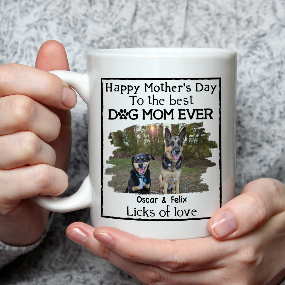 Licks Of Love Photo - Personalized Custom Coffee Mug - Image 3