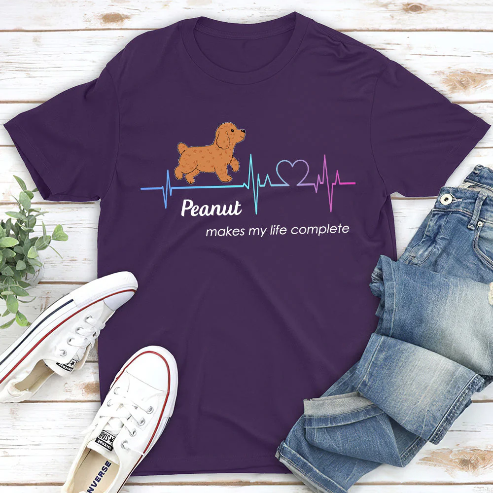 Life Complete - Personalized Custom Unisex T-shirt - Image 3