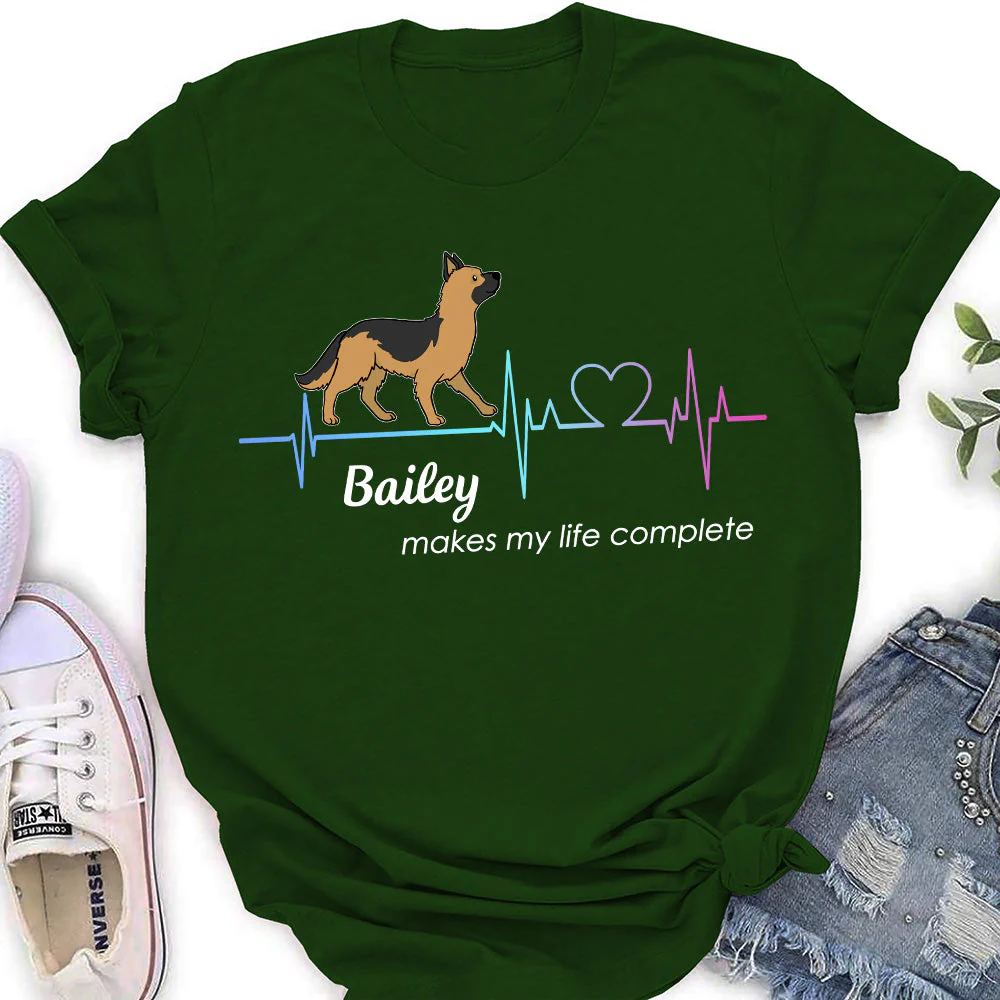 Life Complete - Personalized Custom Women's T-shirt - Image 3