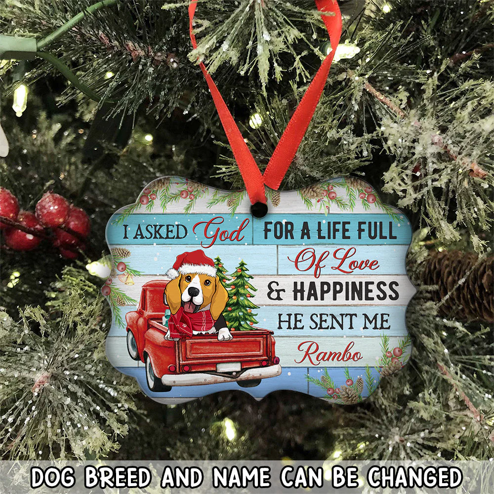 Life Full Of Love - Personalized Custom Aluminum Ornament - Image 4