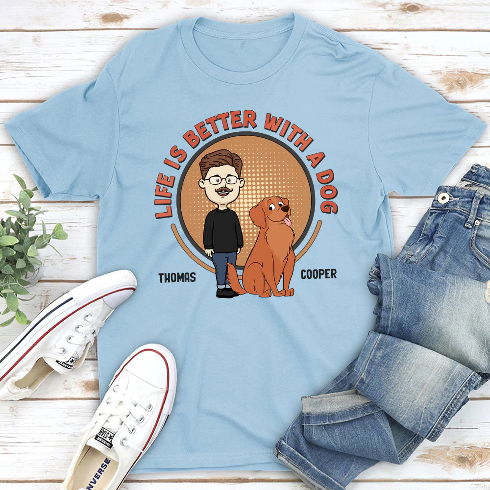Life Is Better - Personalized Custom Unisex T-shirt - Image 3