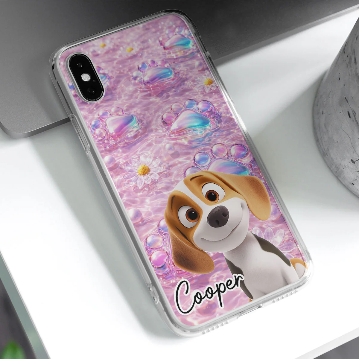 Life Is Better With Dogs - Personalized Custom Phone Case - Image 2