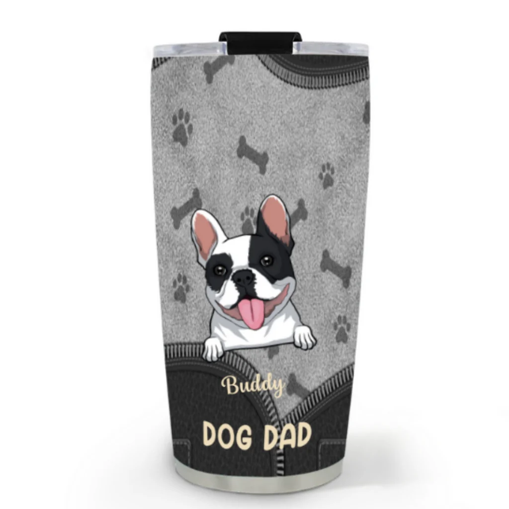 Life Is Better With My Lovely Dog - Personalized Custom Tumbler - Image 6