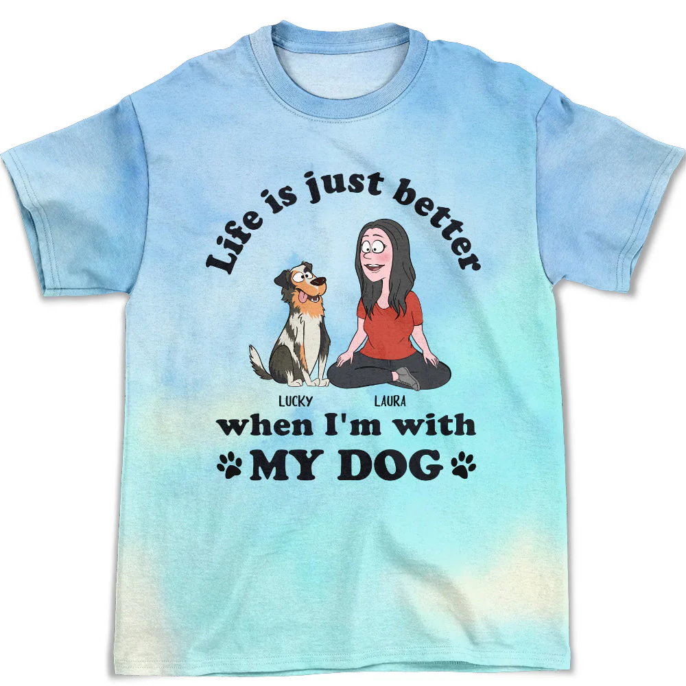 Life Is Just Better - Personalized Custom All-over-print T-shirt