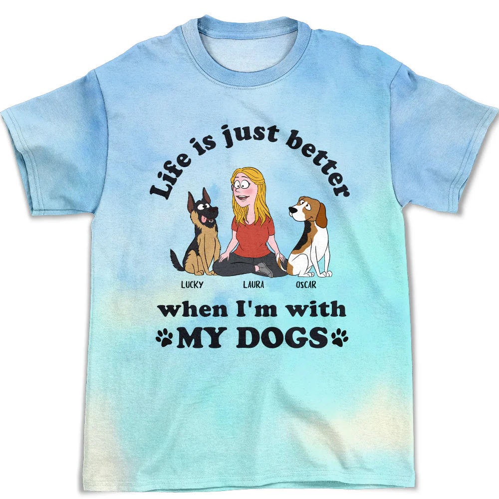 Life Is Just Better - Personalized Custom All-over-print T-shirt - Image 2