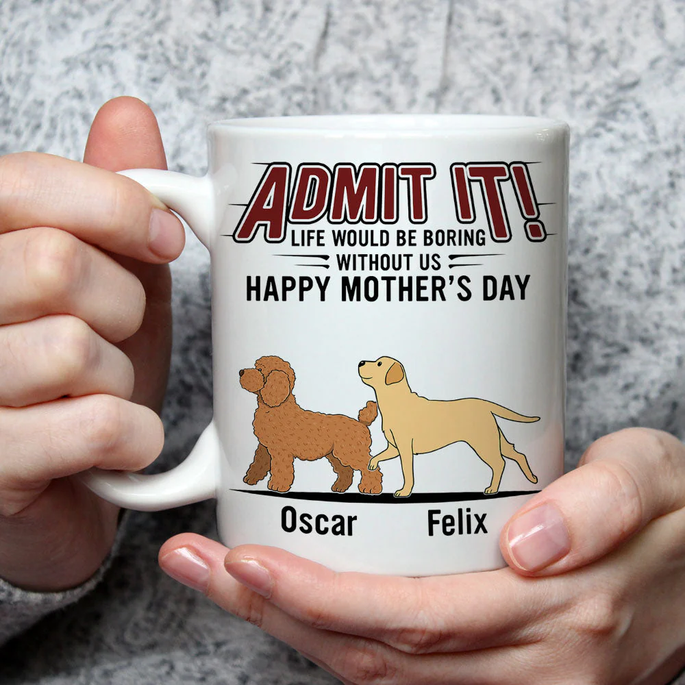 Life Would Be Boring Without Us - Personalized Custom Coffee Mug - Image 2