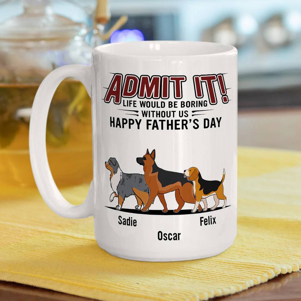Life Would Be Boring Without Us - Personalized Custom Coffee Mug - Image 3