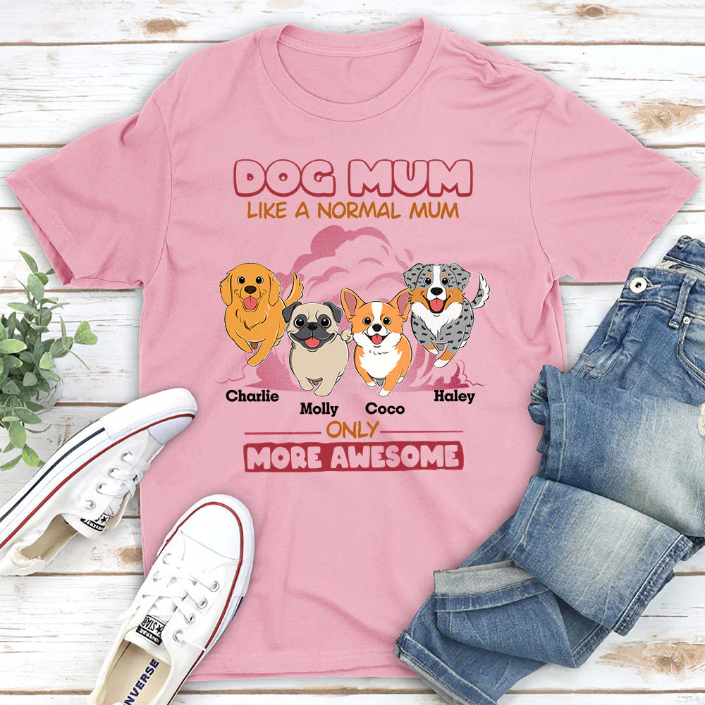 Like A Normal Dad - Personalized Custom Unisex T-shirt - Image 4