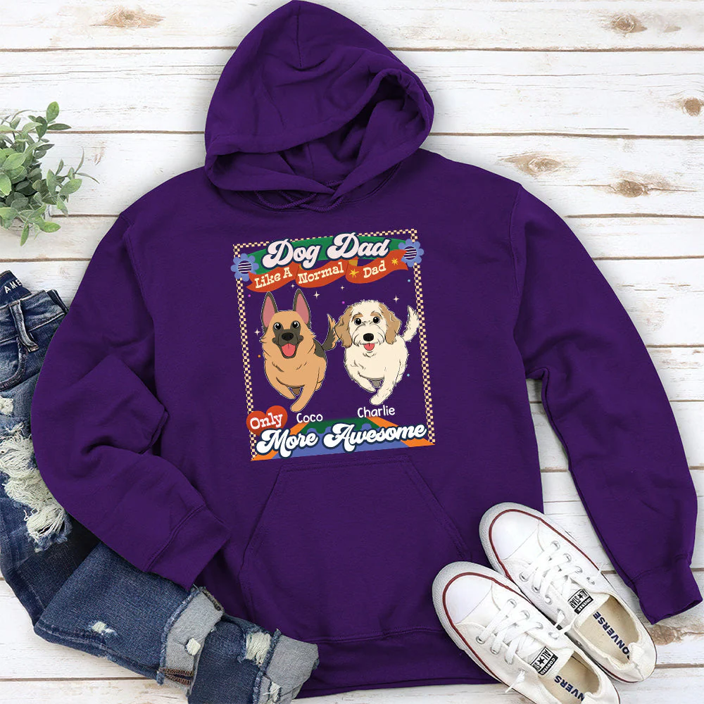 Like A Normal Mom Version 2 - Personalized Custom Hoodie - Image 4