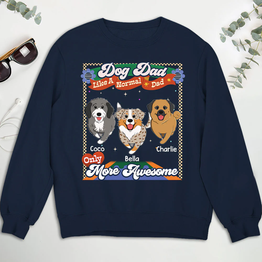 Like A Normal Mom Version 2 - Personalized Custom Sweatshirt - Image 5