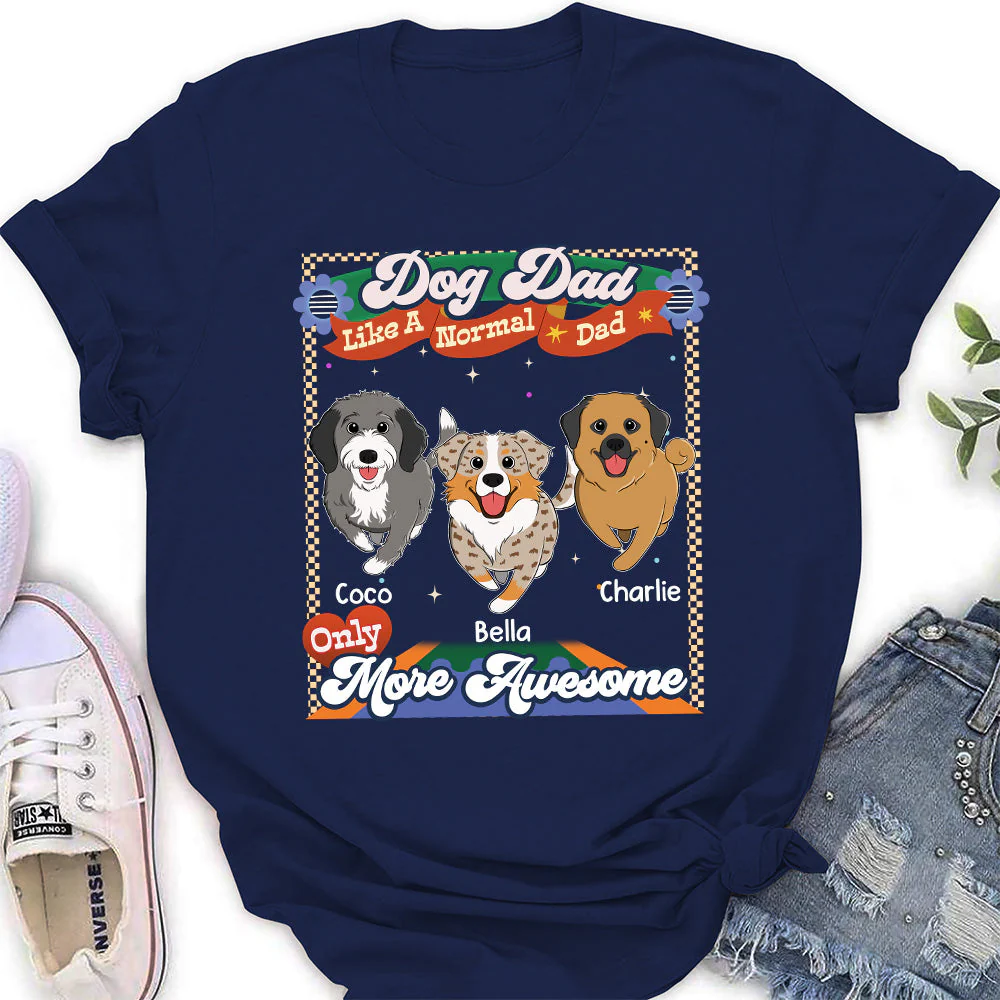 Like A Normal Mom Version 2 - Personalized Custom Women's T-shirt - Image 5