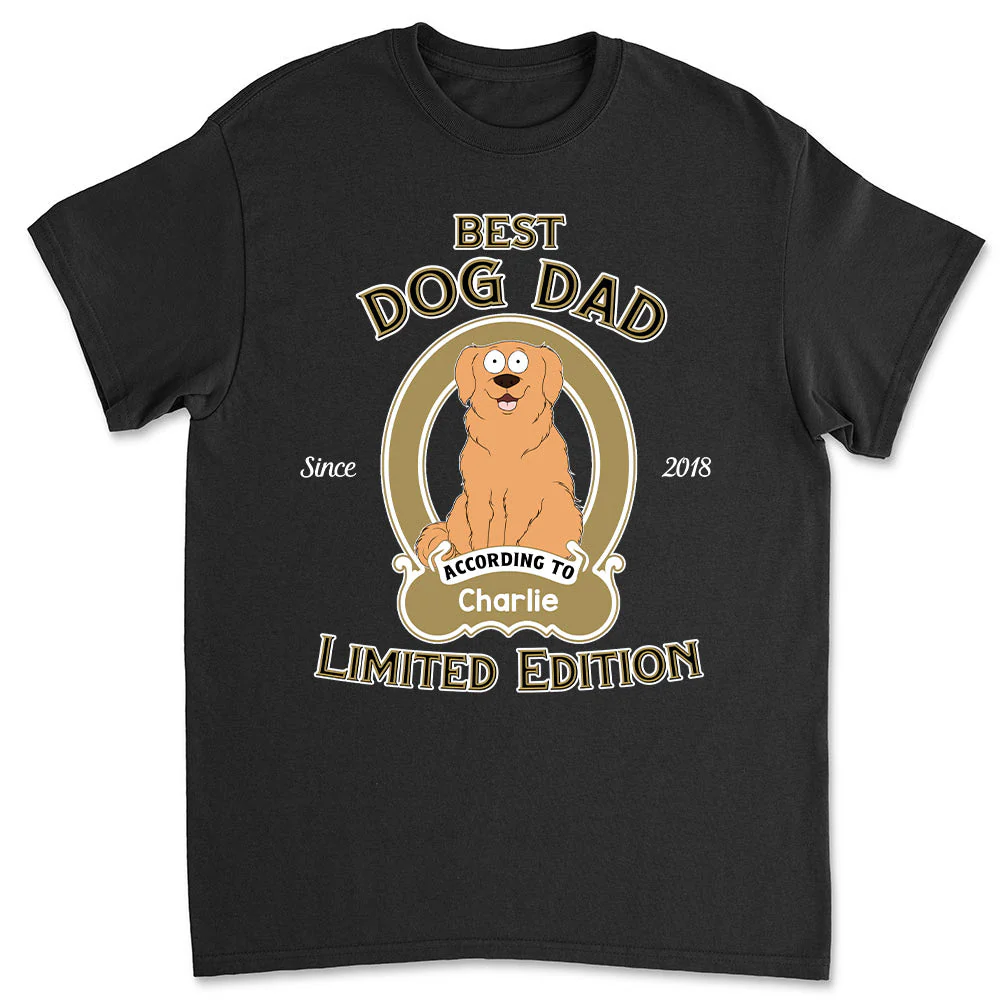 Limited Edition Dad Mom - Personalized Custom Unisex T-shirt