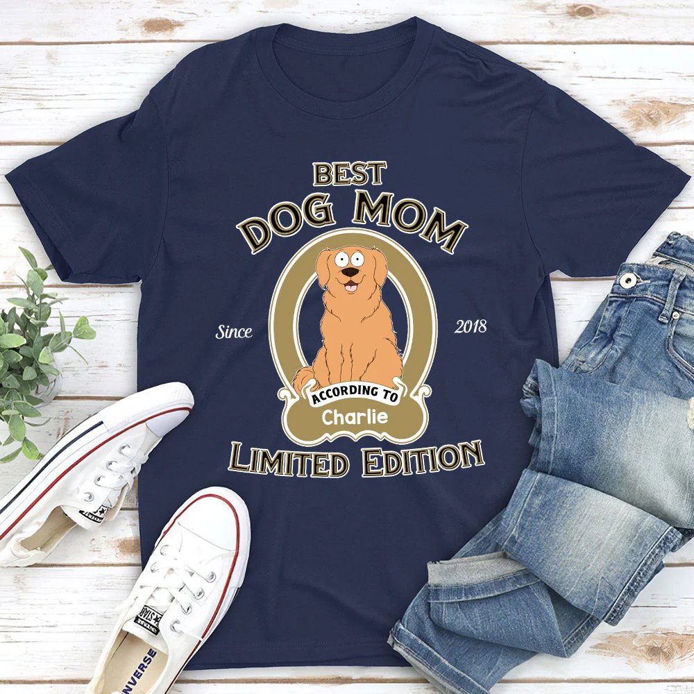 Limited Edition Dad Mom - Personalized Custom Unisex T-shirt - Image 2