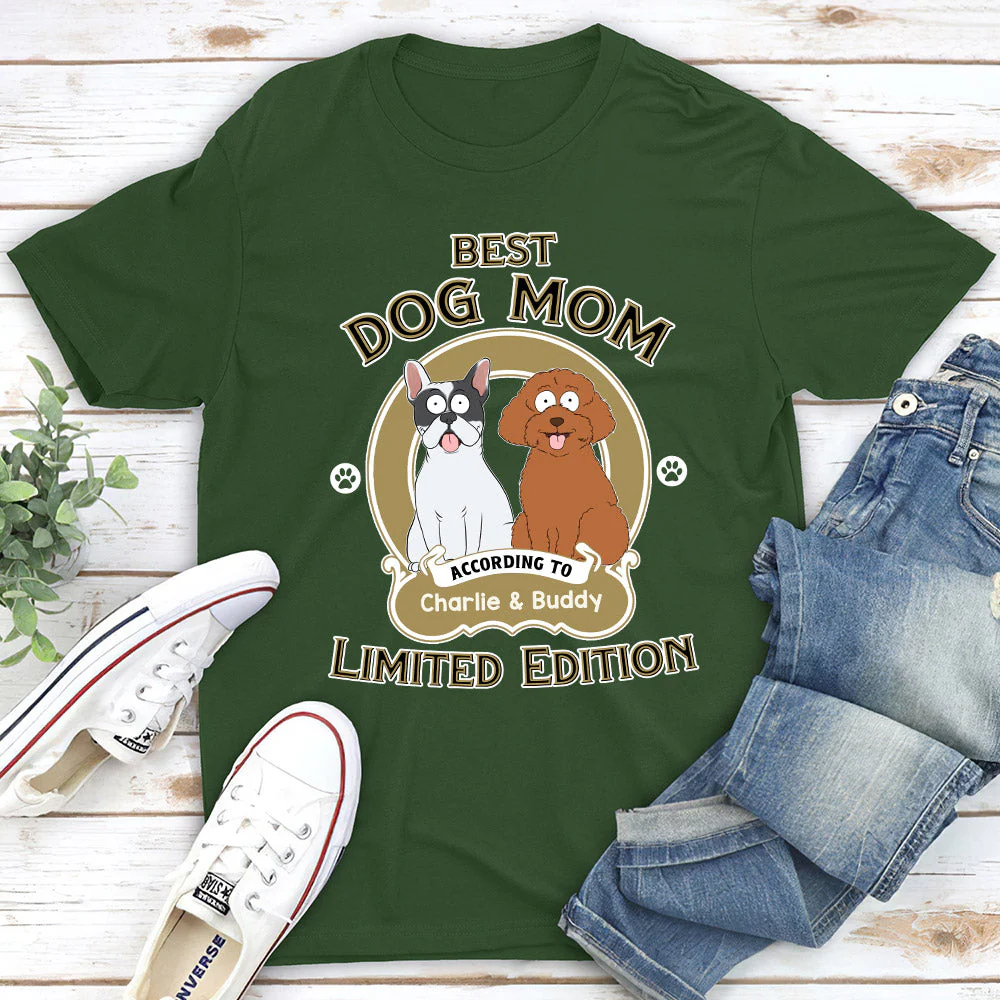 Limited Edition Dad Mom - Personalized Custom Unisex T-shirt - Image 3
