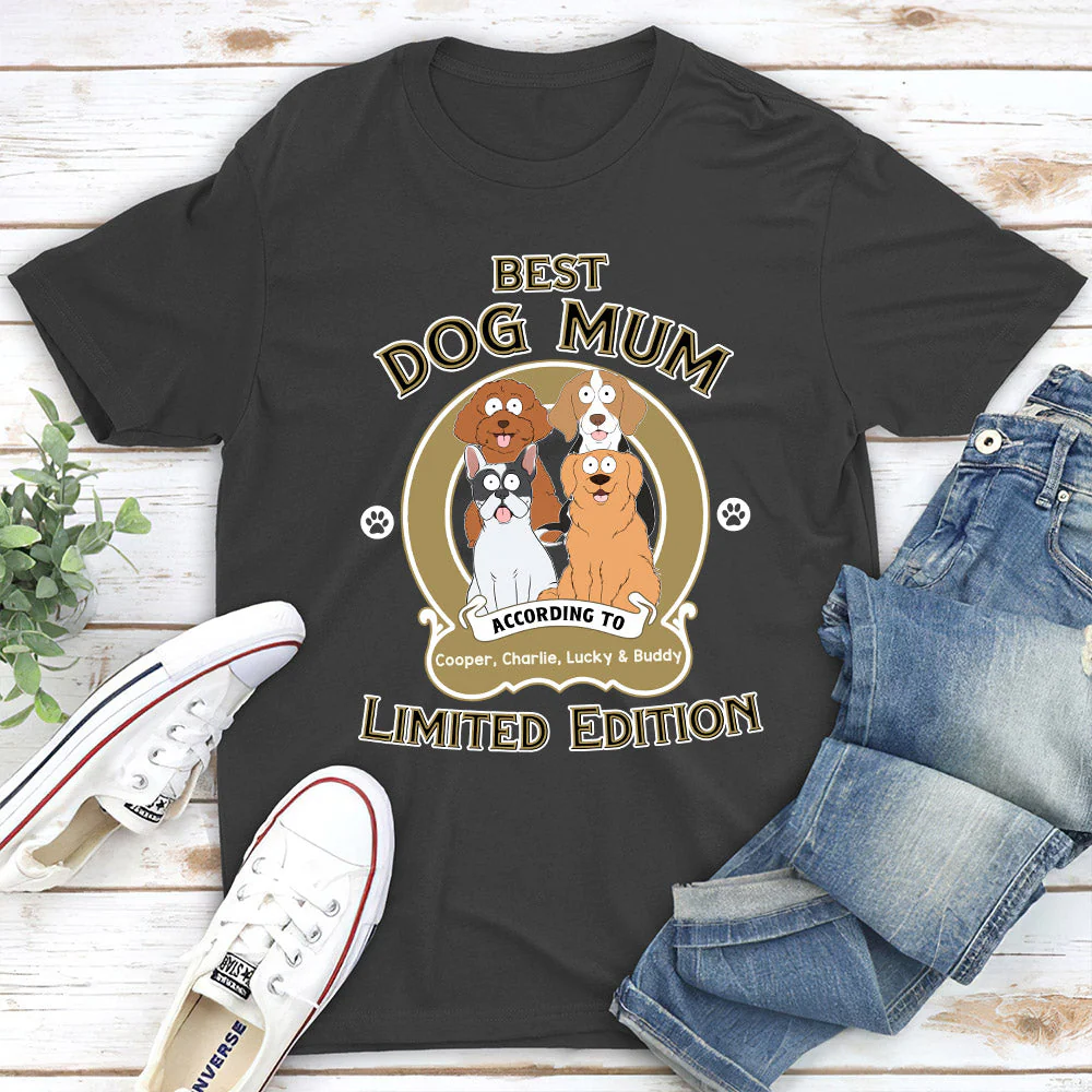 Limited Edition Dad Mom - Personalized Custom Unisex T-shirt - Image 5