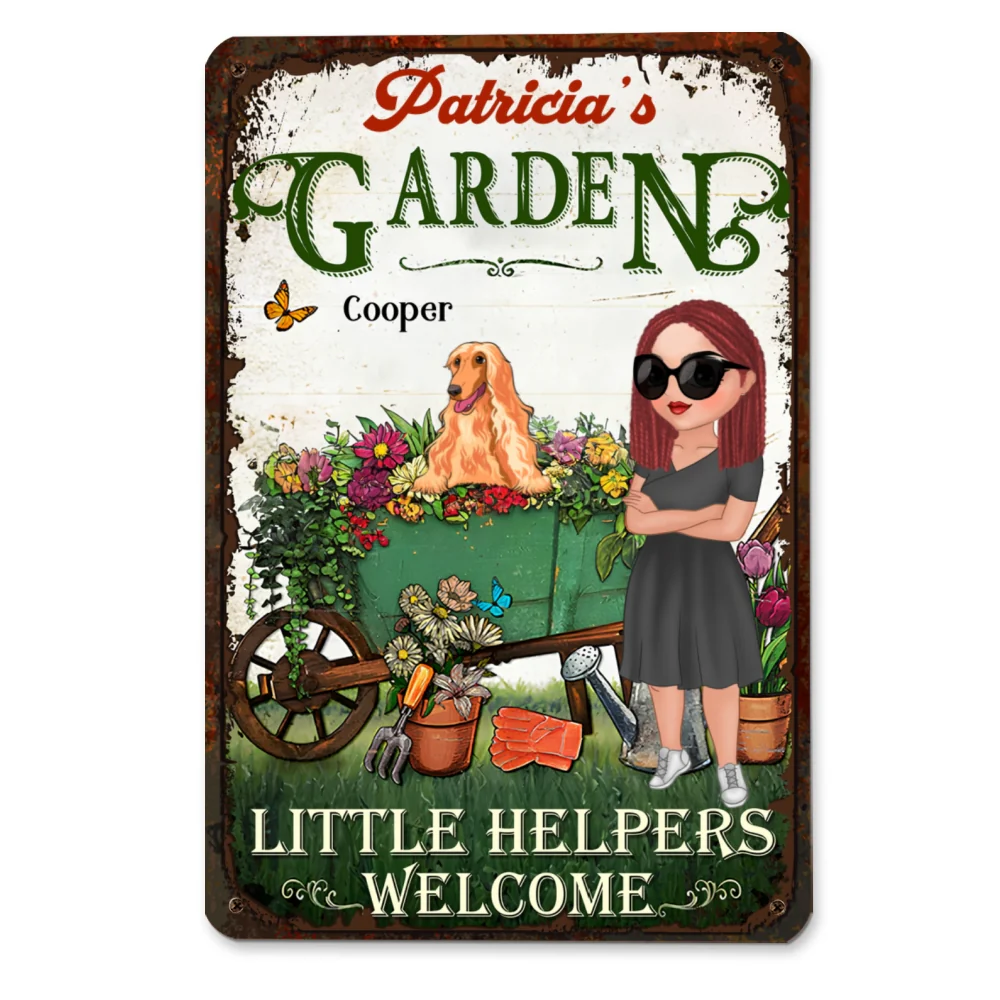 Little Helpers -  Personalized Custom Metal Sign - Image 5