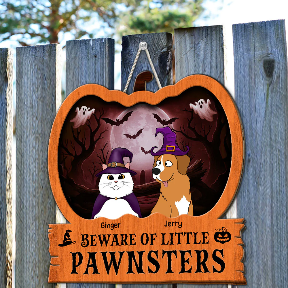 Little Pawnster Pet - Personalized Custom Wood Sign - Image 2