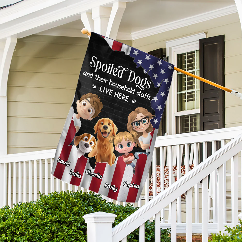 Live Here - Personalized Custom Flag - Image 5