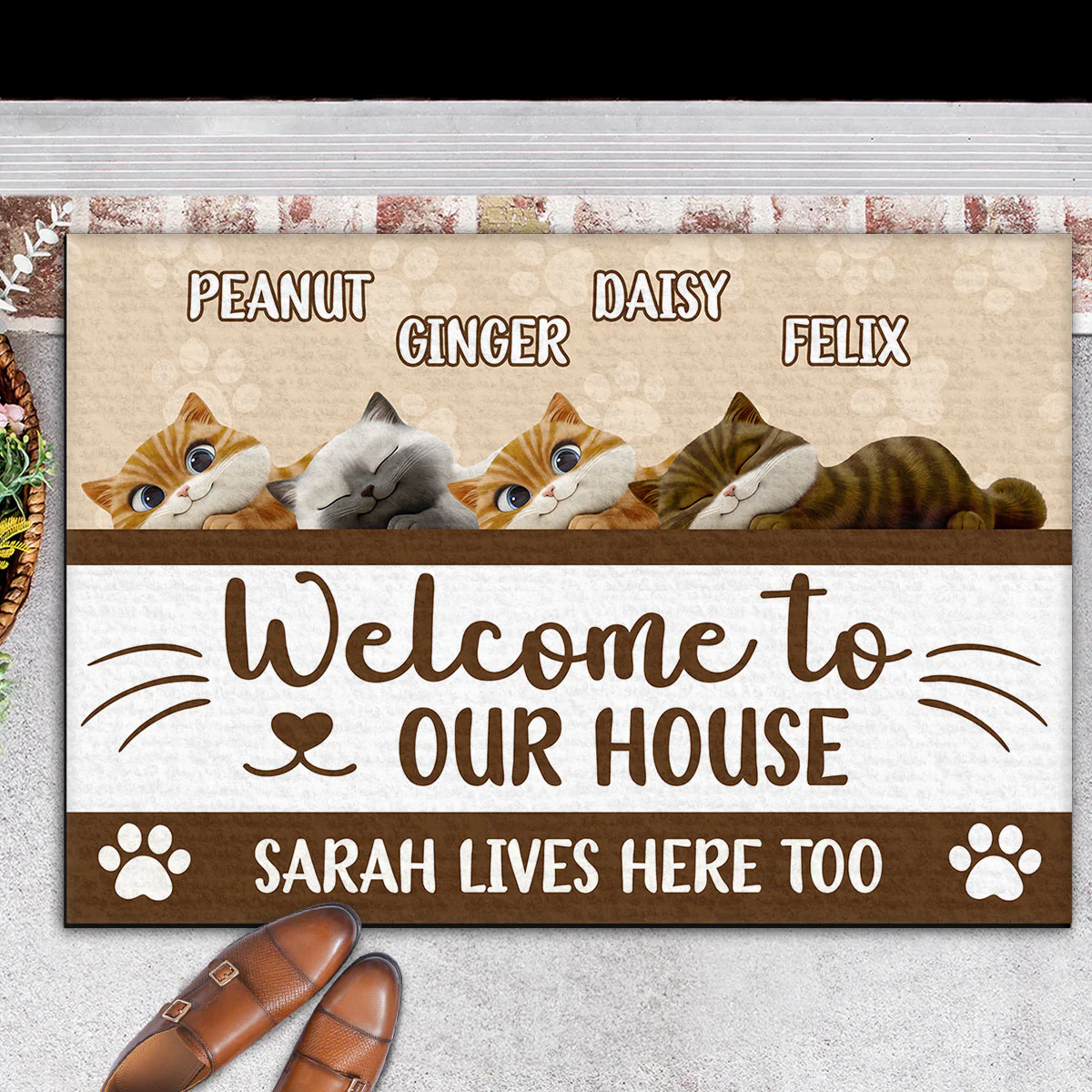 Living Together - Personalized Custom Doormat - Image 7