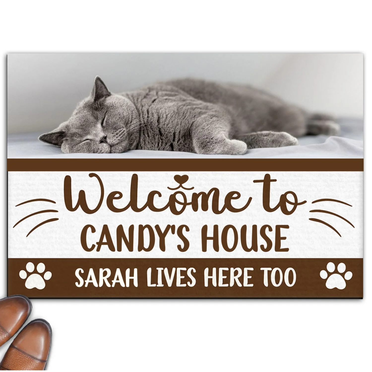 Living Together Photo - Personalized Custom Doormat - Image 2