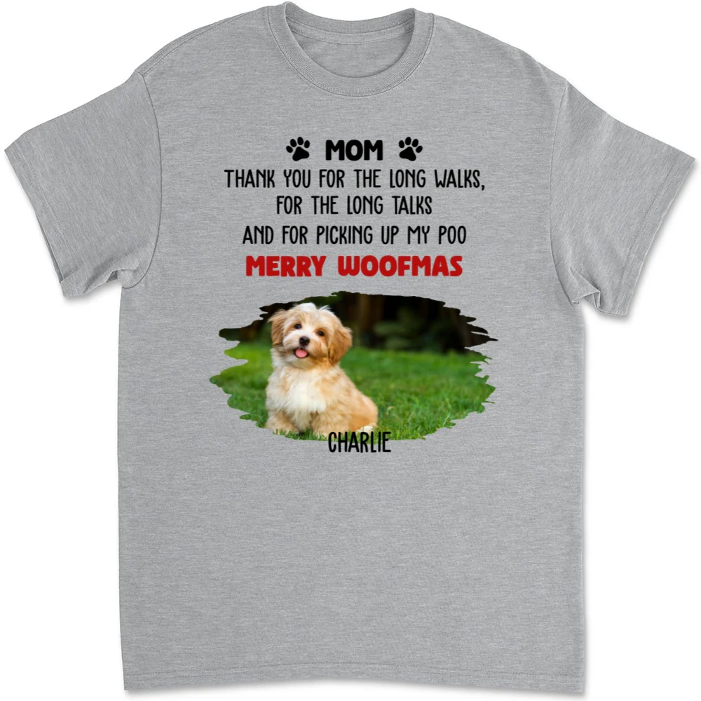 Long Walks Long Talks Photo - Personalized Custom Unisex T-shirt - Image 8