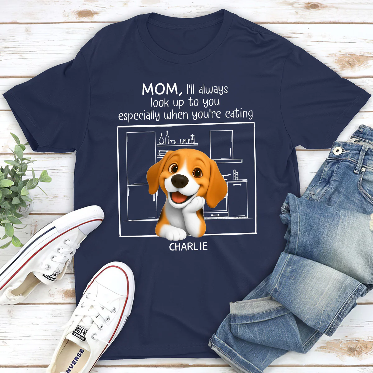 Look Up To You Ever Since - Personalized Custom Unisex T-shirt - Image 2