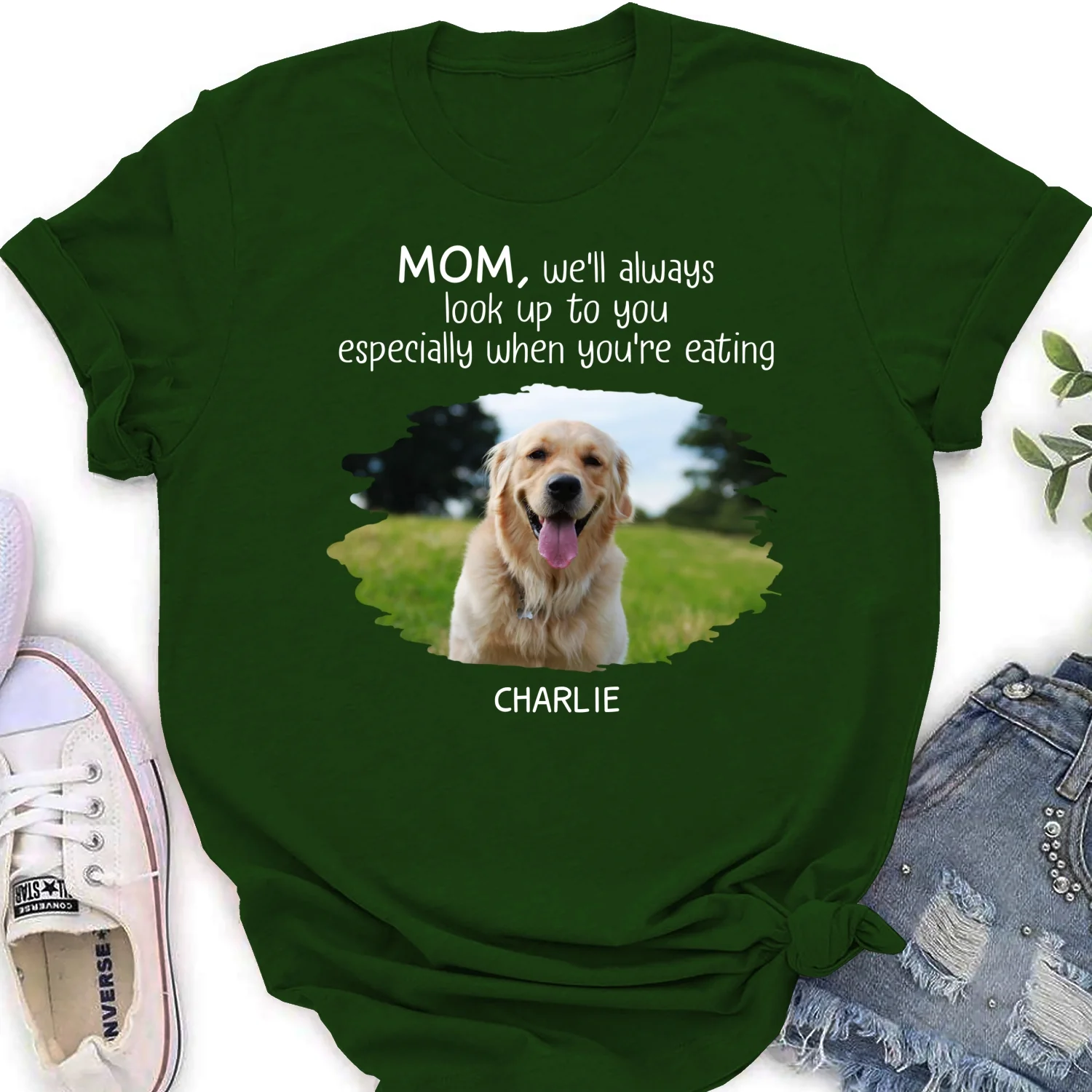 Look Up To You Ever Since Photo - Personalized Custom 3D Effect Women's T-Shirt - Image 4