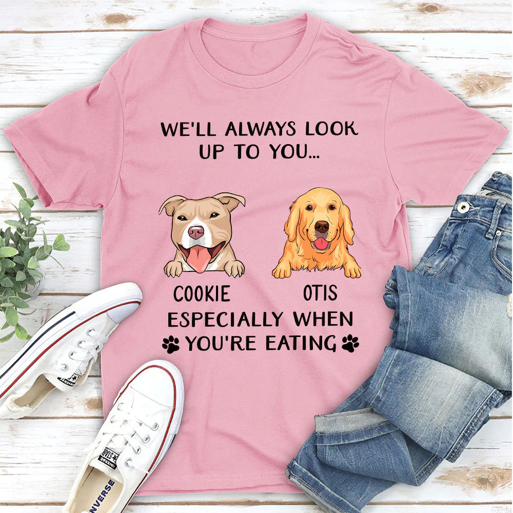 Look Up To You - Personalized Custom Unisex T-shirt - Image 3