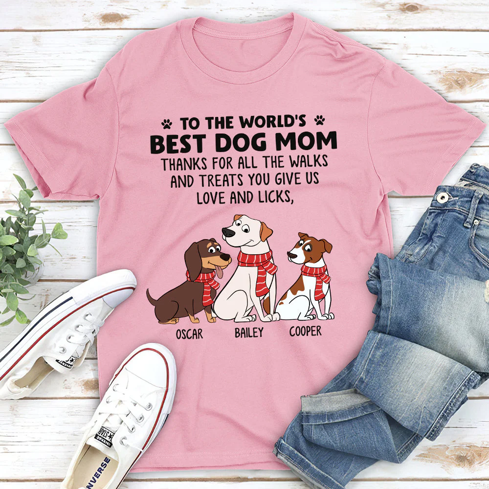 Love And Licks - Personalized Custom Unisex T-shirt - Image 2