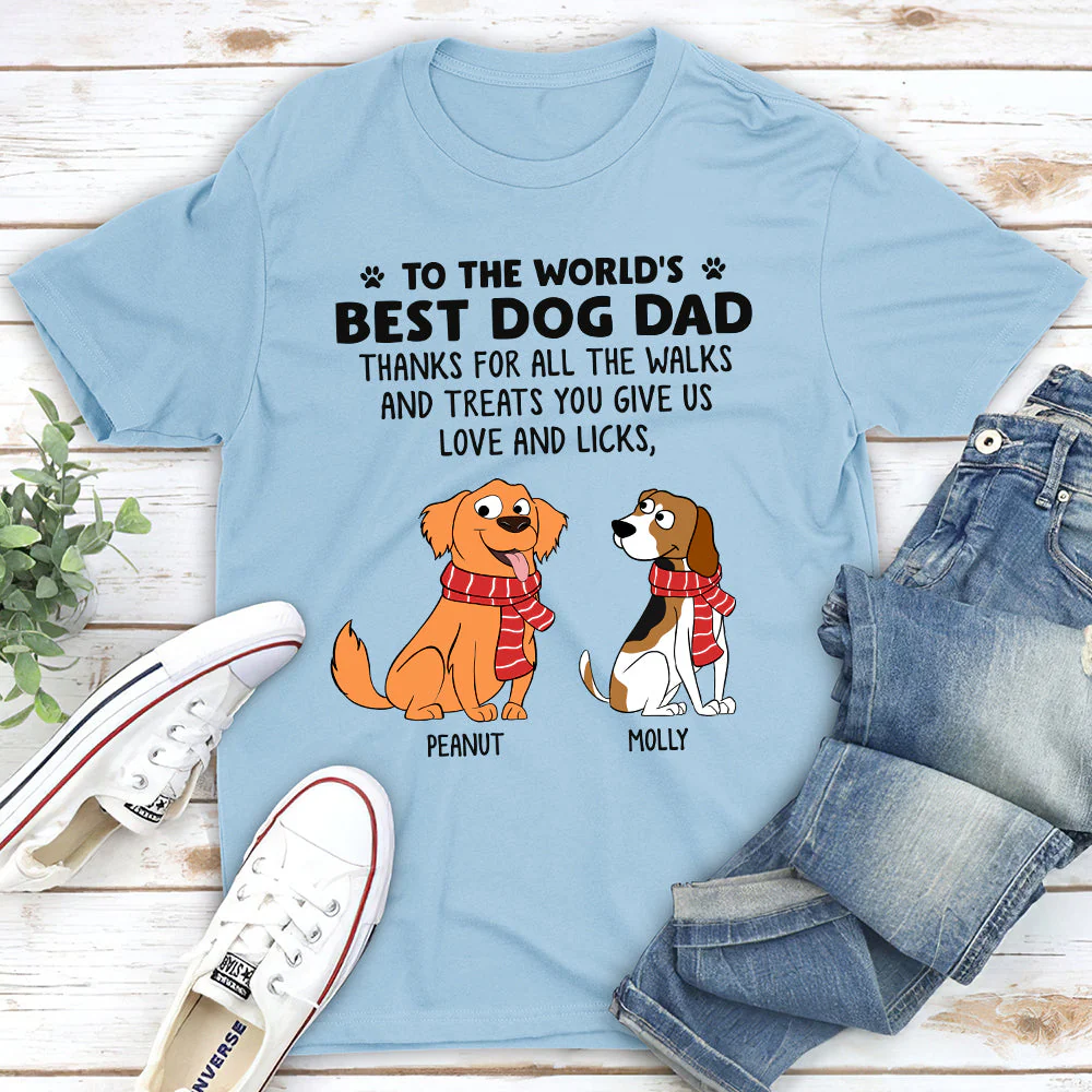 Love And Licks - Personalized Custom Unisex T-shirt - Image 3