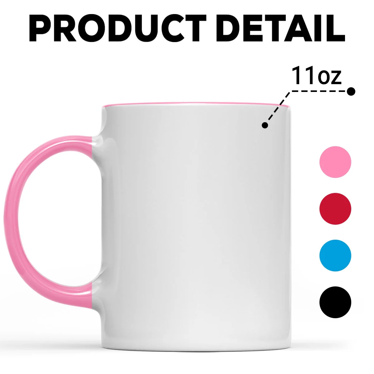Love Being With You - Personalized Custom 3D Effect Accent Mug - Image 6