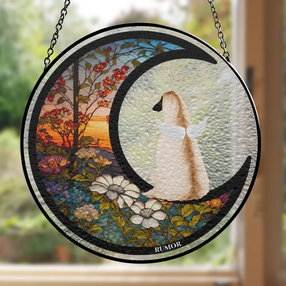 Love Dog - Personalized Custom Window Hanging Suncatcher - Image 6