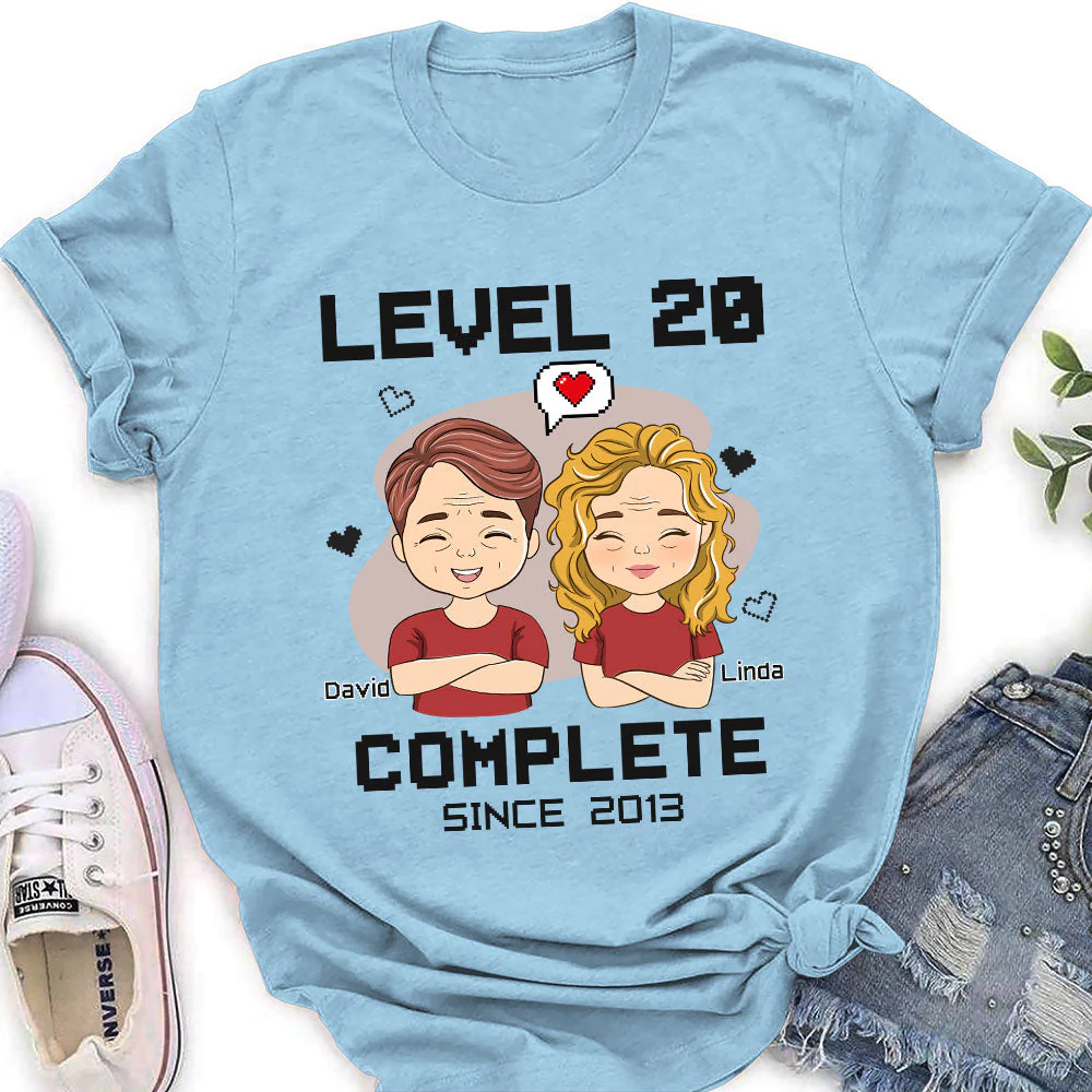 Love Game Complete - Personalized Custom Women's T-shirt - Image 4