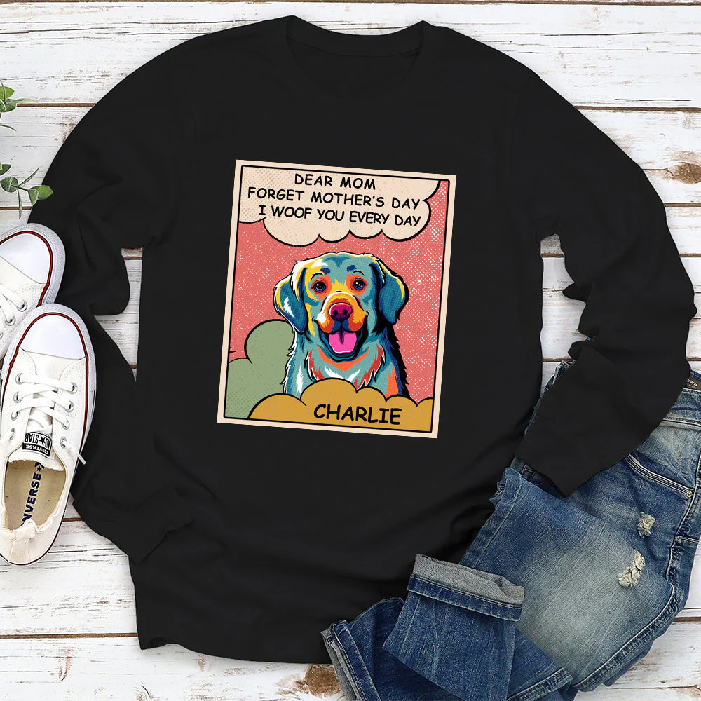 Love Mommy As Always - Personalized Custom Long Sleeve T-shirt - Image 2