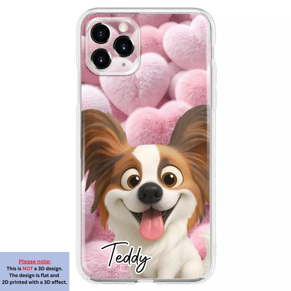 Love My Fur Babies Cats Dogs - Personalized Custom 3D Inflated Effect Phone Case - Image 10