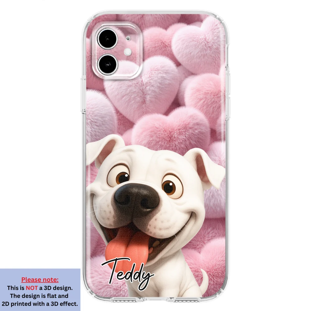 Love My Fur Babies - Personalized Custom 3D Effect Phone Case - Image 7