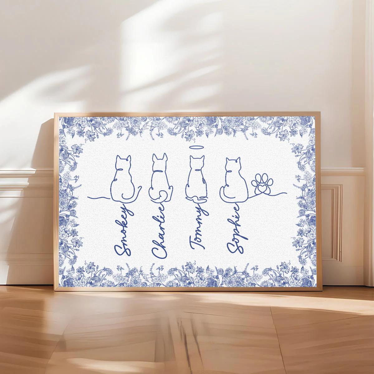 Love Pet Line Art - Personalized Custom Poster - Image 2