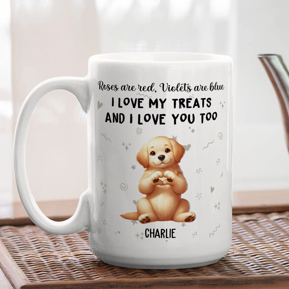 Love Treats Love You - Personalized Custom Coffee Mug - Image 2