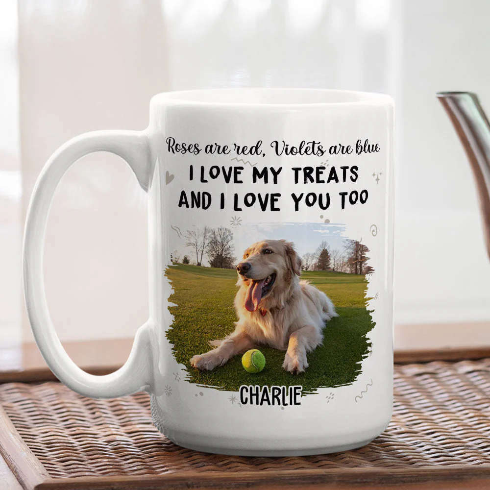 Love Treats Love You - Personalized Custom Coffee Mug - Image 5