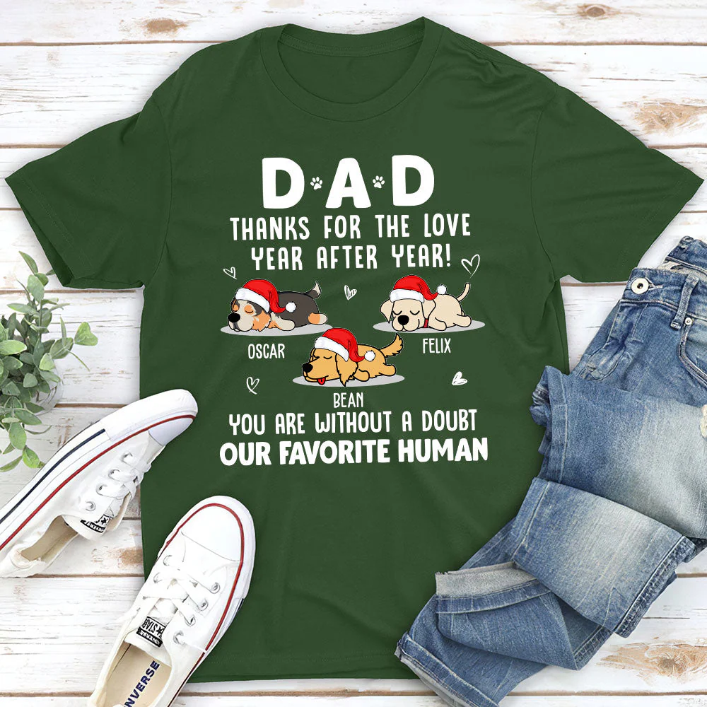 Love Year After Year - Personalized Custom Unisex T-shirt - Image 3