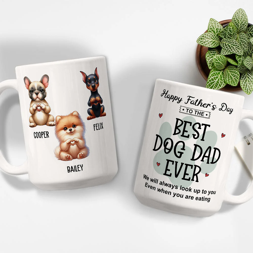 Love You Even You Are Eating - Personalized Custom Coffee Mug - Image 3