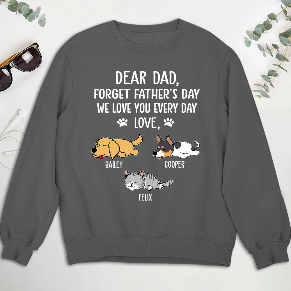 Love You Every Day- Personalized Custom Sweatshirt - Image 2