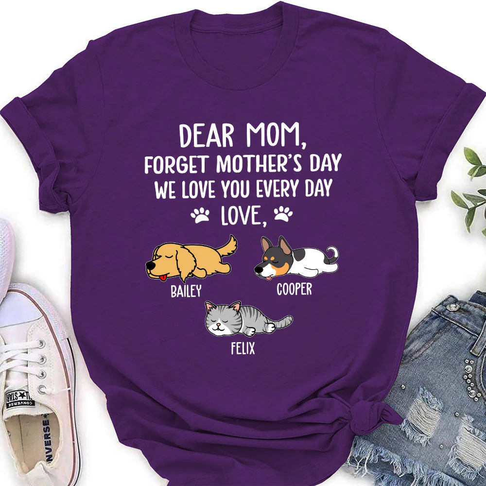 Love You Every Day - Personalized Custom Women's T-shirt - Image 2