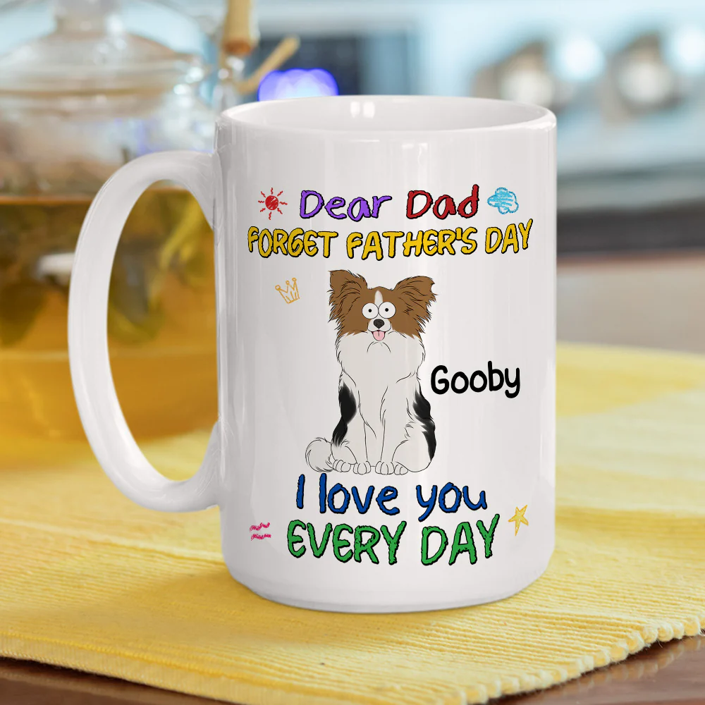 Love You Everyday - Personalized Custom Coffee Mug - Image 5