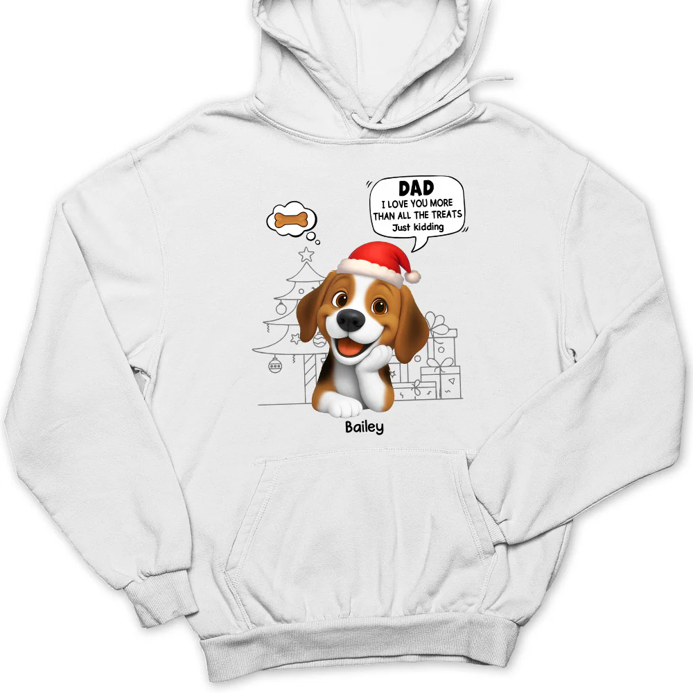 Love You More Than Treats - Personalized Custom Hoodie