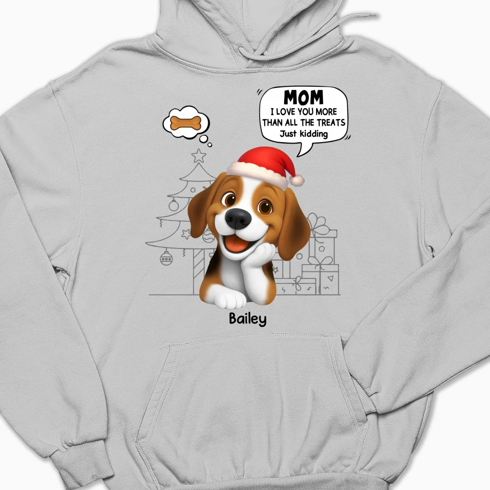 Love You More Than Treats - Personalized Custom Hoodie - Image 4