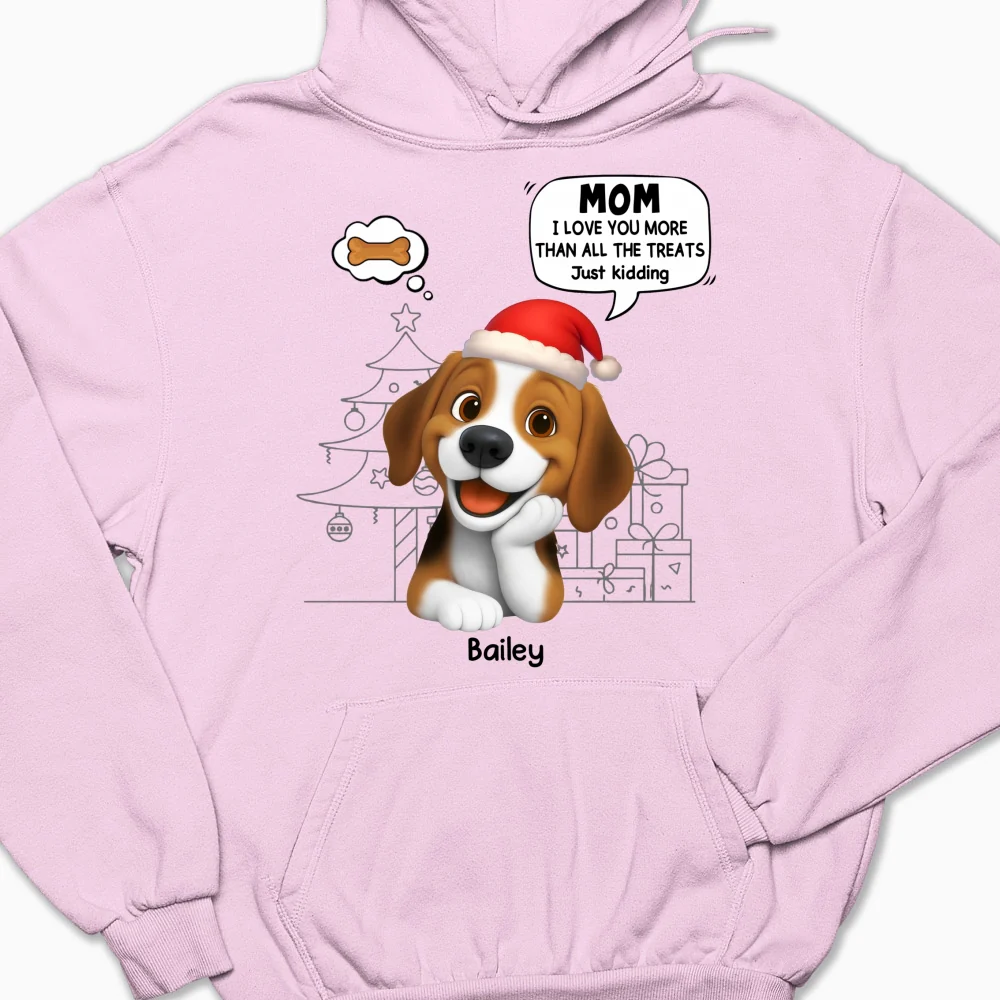 Love You More Than Treats - Personalized Custom Hoodie - Image 6